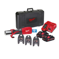 Обжимник гідравлічний акумуляторний для труб MILWAUKEE, M18 ONEBLHPT-302C U-SET (+ЗП,2ак.Х3Аг,U-кліщі,кейс)