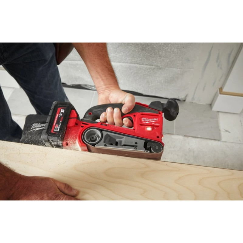 Шліфмашина стрічкова акумуляторна MILWAUKEE, M18 FBTS75-0