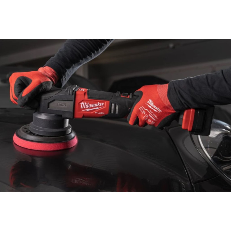 Машина полірувальна акумуляторна ексцентрикова Ø125мм M18 FROP15-502X KIT (заряд.пристр.+2акХ5Аг+оснащення+HDкейс)