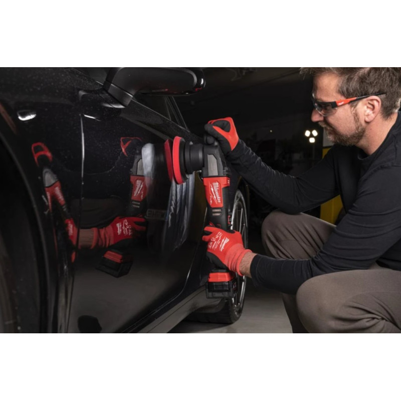 Машина полірувальна ексцентрикова акумуляторна MILWAUKEE, M18 FUEL FROP15-0X, Ø125мм, (HD кейс)