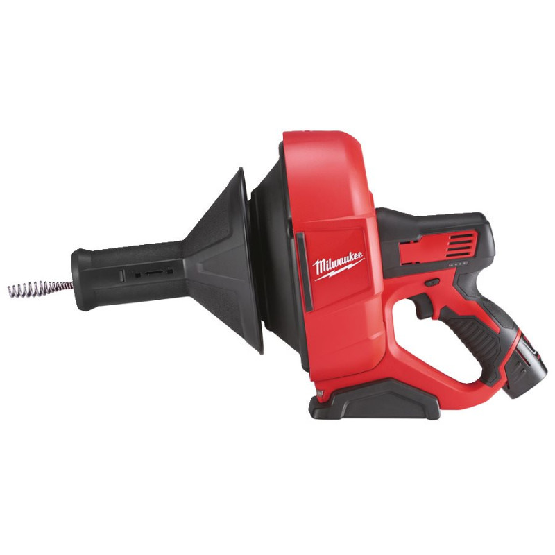 Машина прочистна акумуляторна MILWAUKEE, M12 BDC8-0C, трос 8м (каркас, відро, картонне пакування)
