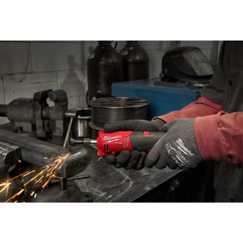 Акумуляторная цангова прямошліфмашина M12FDGS-422B FUEL MILWAUKEE (акум 2Аг, акум. 4Аг, зарядний пристрій, цанга 6 мм, цанга 8 м
