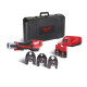 Обжимник гідравлічний акумуляторний для труб MILWAUKEE M12 HPT-202C U-SET (+зар.пр.,2ак.Х2Аг,U-кліщі,кейс)