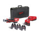 Обжимник гідравлічний акумуляторний для труб MILWAUKEE M12 HPT-202C U-SET (+зар.пр.,2ак.Х2Аг,U-кліщі,кейс)