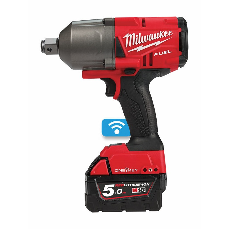 Гайкокрут високомоментний MILWAUKEE 3/4 дюйма(2034Нм) M18 FUEL ONEFHIWF34-502X ONE-KEY (+ заряд.прис, 2 акум.X 5Аг, HD кейс)