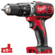 Дриль-шуруповерт з ударом акумуляторний MILWAUKEE M18 BPD-0, 50Нм (каркас, картонне пакування)