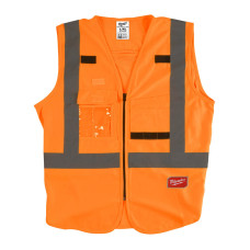 Жилет помаранчевий MILWAUKEE, сигнального забарвлення (L / XL)