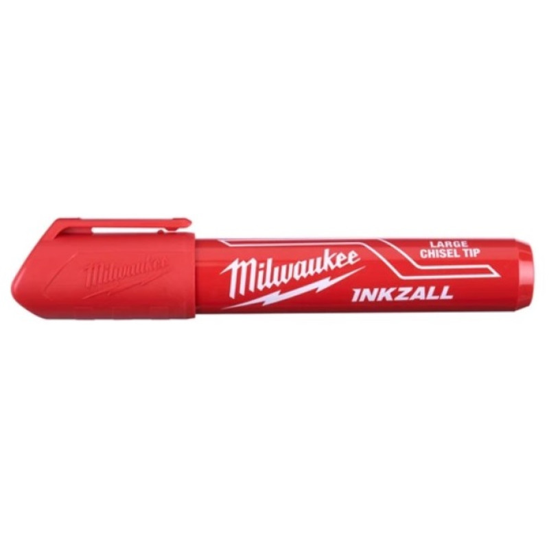 Маркер для будмайданчика InkZAll MILWAUKEE, великий (L), червоний (48223256)