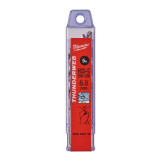 Свердло по металу THUNDERWEB HSS-G MILWAUKEE DIN338, діаметр 6,8 x 109 мм, (5шт)