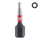 Біта SHOCKWAVE MILWAUKEE, Hex2,5, 25мм, (2шт)