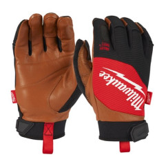 Рукавиці робочі MILWAUKEE з шкіряними вставками, (розмір 10/XL)