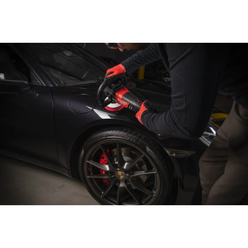 Машина полірувальна кутова акумуляторна MILWAUKEE M18 FAP180-0, O диска 180мм (+ полірувальна платформа, пилезахисний екран, D-о