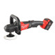 Машина полірувальна кутова акумуляторна MILWAUKEE M18 FAP180-502X, O диска 180мм, (+заряд.пристрій, 2 акум.Х 5Аг, HDкейс)