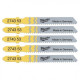 Полотна для лобзика T119B MILWAUKEE, 50мм/ крок зуба 2,0мм , (5шт), (деревина)
