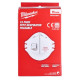 Респиратор складной с клапаном FFP2 (15шт) MILWAUKEE 4932478801
