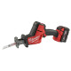 Пила шабельна акумуляторна MILWAUKEE, M18 FHZ-502X (+ заряд.пристрій, 2 акум.Х 5Аг, HDкейс)