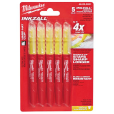Набір текстмаркерів InkZAll MILWAUKEE, жовтий, (5шт)