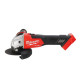 Шліфмашина кутова акумуляторна MILWAUKEE, M18 FSAG115X-0, діаметр 115мм