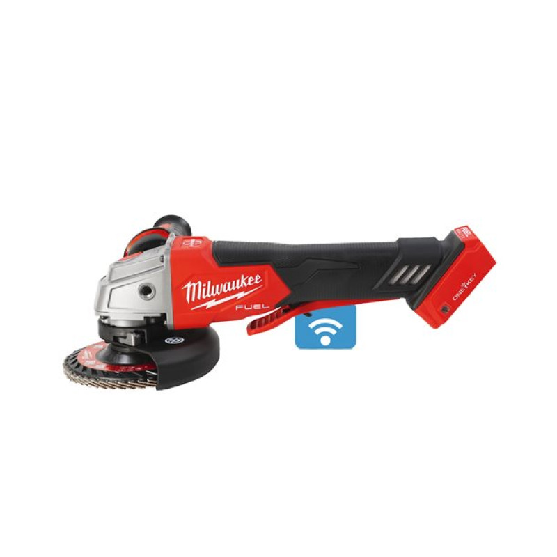 Шліфмашина кутова акумуляторна MILWAUKEE, M18 ONEFSAG125XPDB-0X, діаметр 125мм (HD кейс)