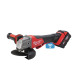 Шліфмашина кутова акумуляторна MILWAUKEE, M18 ONEFSAG125XPDB-502X, Ø125мм (+зар.пр.,2ак.Х 5Аг,HDкейс)