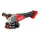 Шліфмашина кутова акумуляторна MILWAUKEE, M18 FSAG125X-0, діаметр 125мм (+захисний кожух, затискна гайка, ключ, опорна гайка, ан