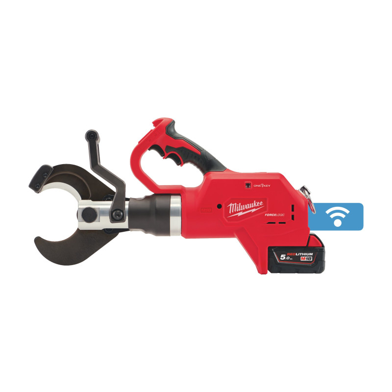 Кабелеріз гідравлічний підземний акумуляторний MILWAUKEE, M18 HCC75-502C (+зар.пр.,2акум.5Аг,кейс)