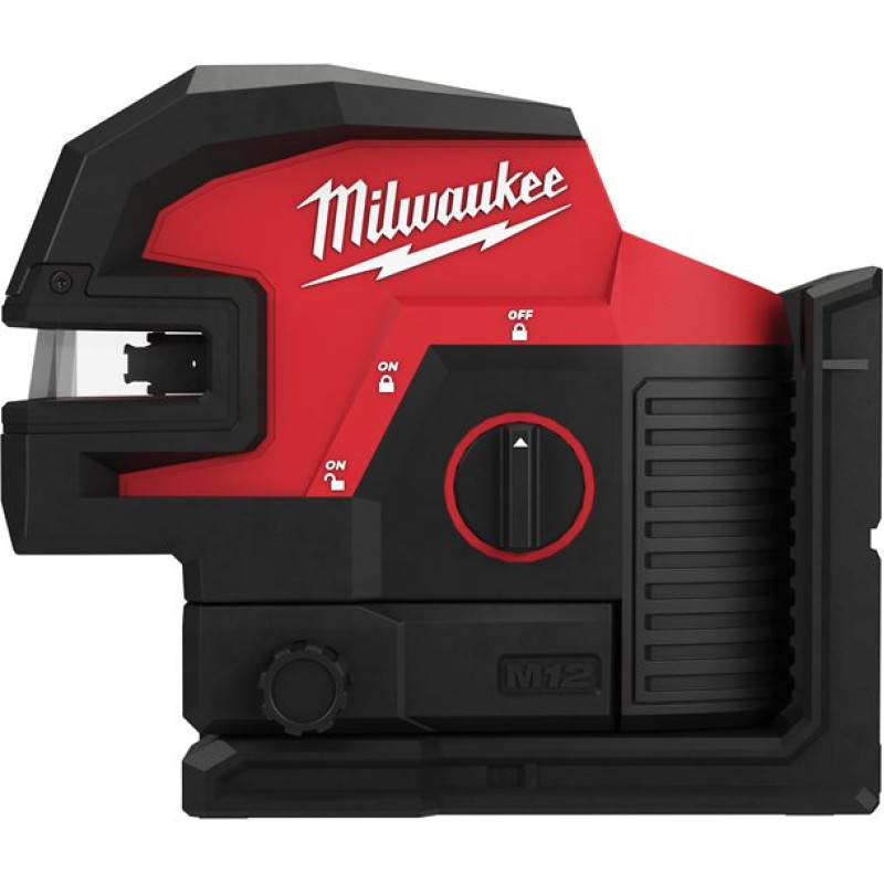 Нівелір лінійно-точковий лазерний акумуляторний MILWAUKEE, M12 CLL4P-0C (кейс)