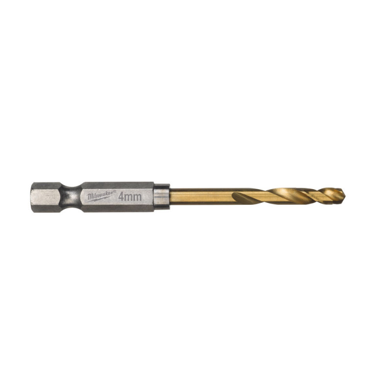 Свердло по металу RedHEX HSS-G TiN MILWAUKEE, діаметр 4,0 мм, (2шт)