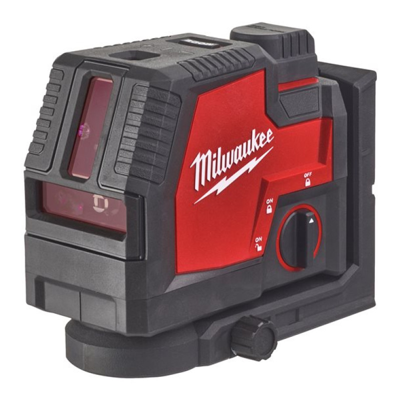 Нівелір лазерний лінійно-точковий акумуляторний MILWAUKEE, L4 CLLP-301C (+micro-USB,1акум.Х3Аг,кейс)