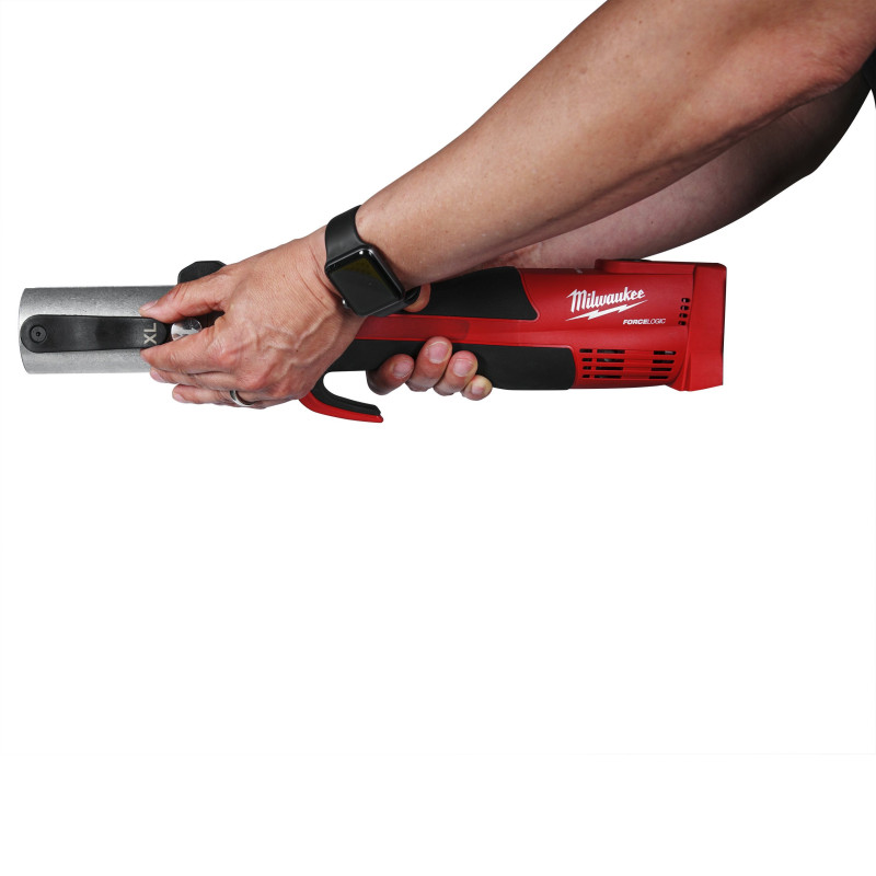 Обжимник гідравлічний акумуляторний для труб MILWAUKEE, M18 BLHPTXL-0C XL (кейс)