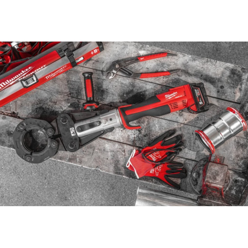 Обжимник гідравлічний акумуляторний для труб MILWAUKEE, M18 BLHPTXL-0C XL (кейс)