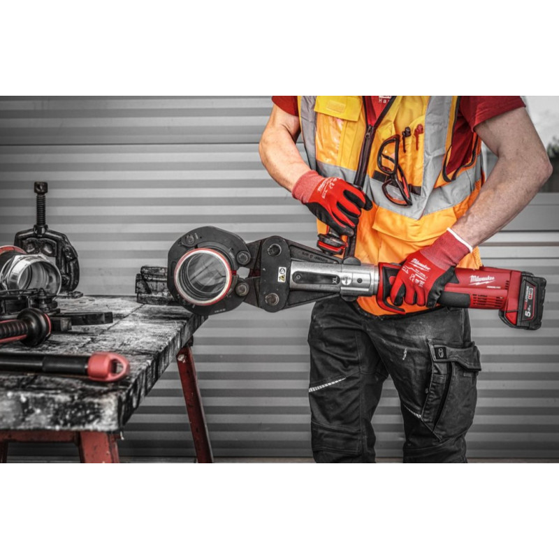 Обжимник гідравлічний акумуляторний для труб MILWAUKEE, M18B LHPTXL-502C XL (+зар.пр.,2акум.Х5Аг,кейс)