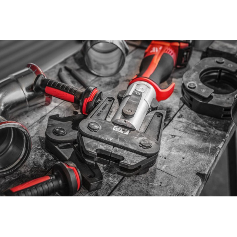 Обжимник гідравлічний акумуляторний для труб MILWAUKEE, M18B LHPTXL-502C XL (+зар.пр.,2акум.Х5Аг,кейс)