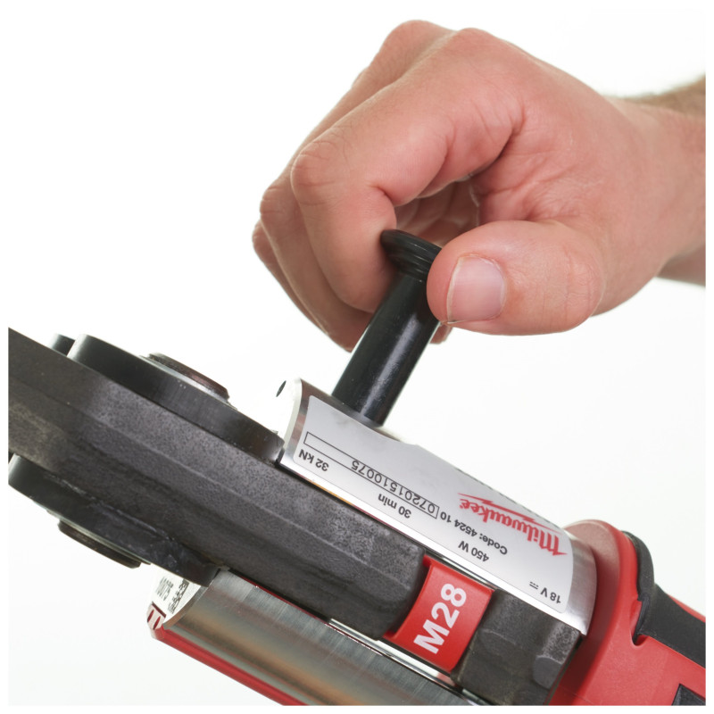 Обжимник гідравлічний акумуляторний для труб MILWAUKEE, M18 BLHPT-202C M-SET (+ЗП,2акум.Х2Аг,M-кліщі,кейс)