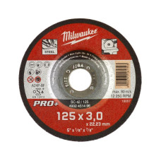 Диск відрізний по металу MILWAUKEE, SCS 42/125х3 PRO+, діаметр125мм