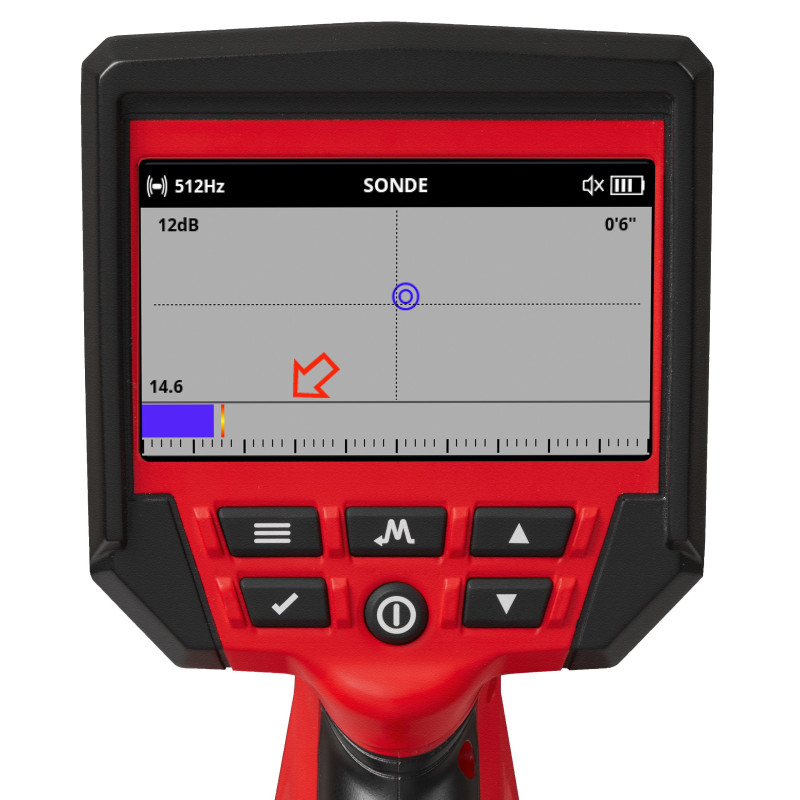 Локатор акумуляторный  MILWAUKEE M12 PL-201C (ЗП+2ак.Х2Аг+кейс)
