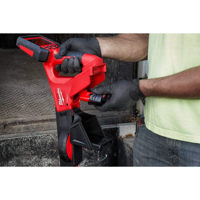 Локатор акумуляторный  MILWAUKEE M12 PL-201C (ЗП+2ак.Х2Аг+кейс)