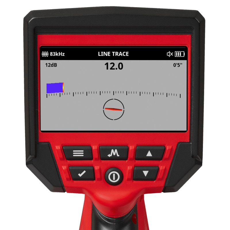Локатор акумуляторный  MILWAUKEE M12 PL-201C (ЗП+2ак.Х2Аг+кейс)