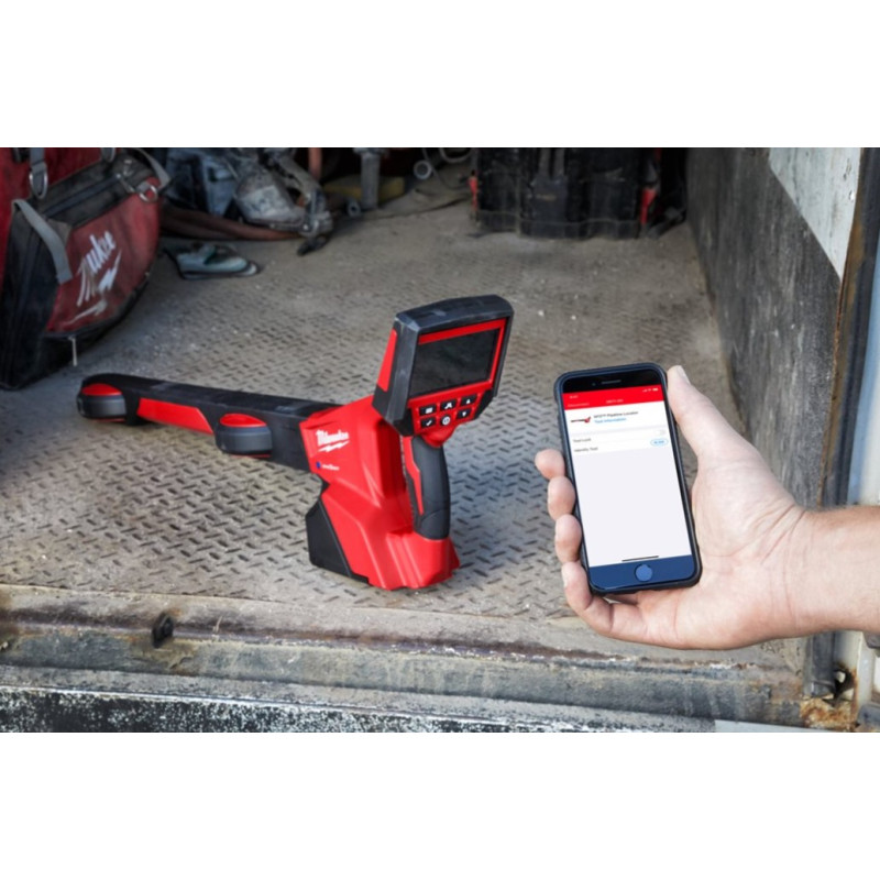 Локатор акумуляторный  MILWAUKEE M12 PL-201C (ЗП+2ак.Х2Аг+кейс)