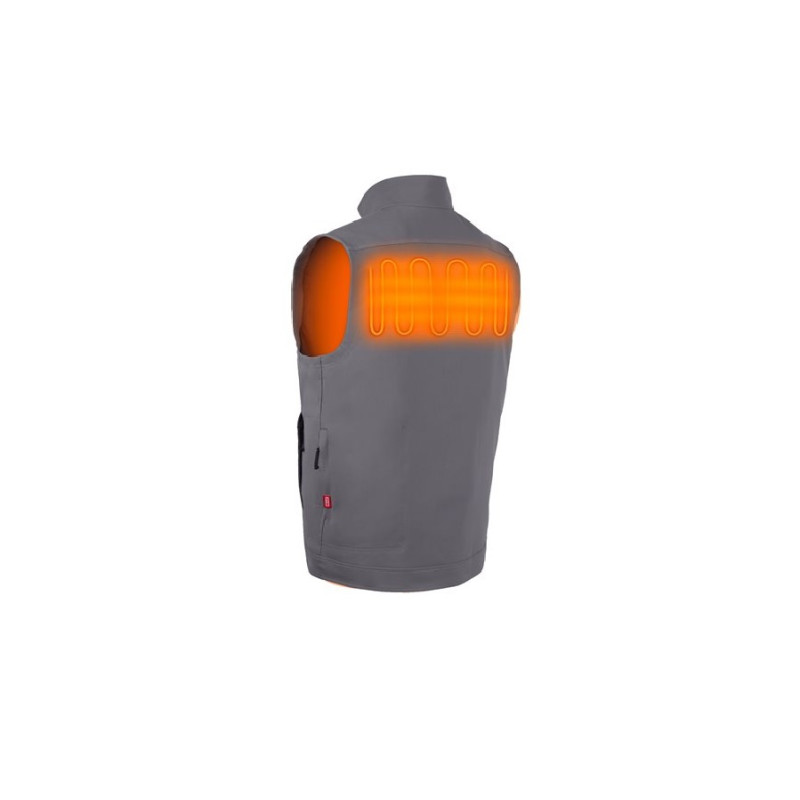 Жилет з підігрівом MILWAUKEE, M12 HVGREY1-0(XXL), сірий (розмір XXL)