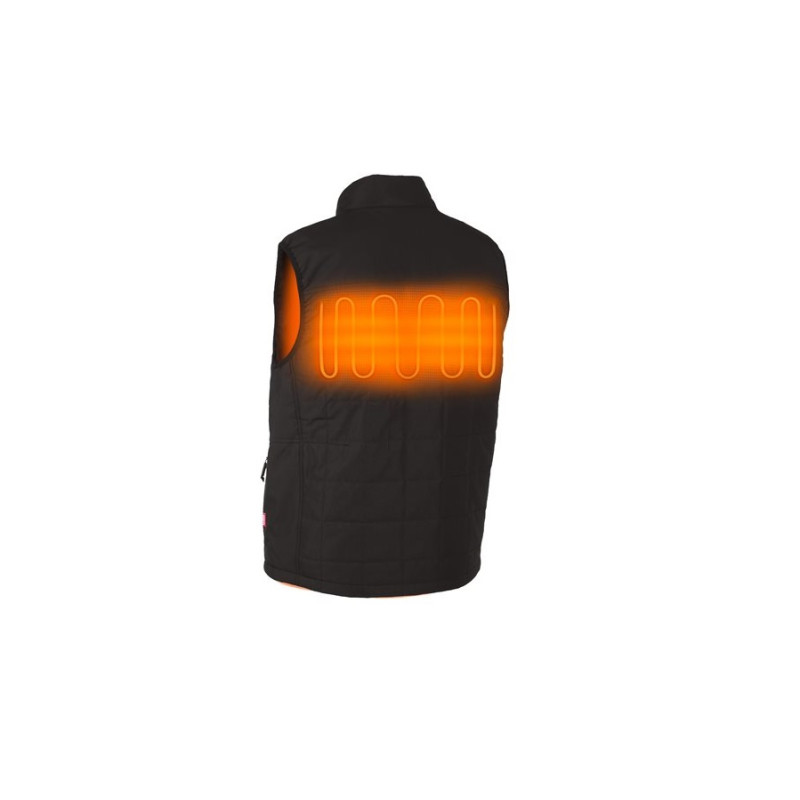 Жилет з підігрівом MILWAUKEE, M12 HPVBL2-0(XL), чорний (розмір XL)