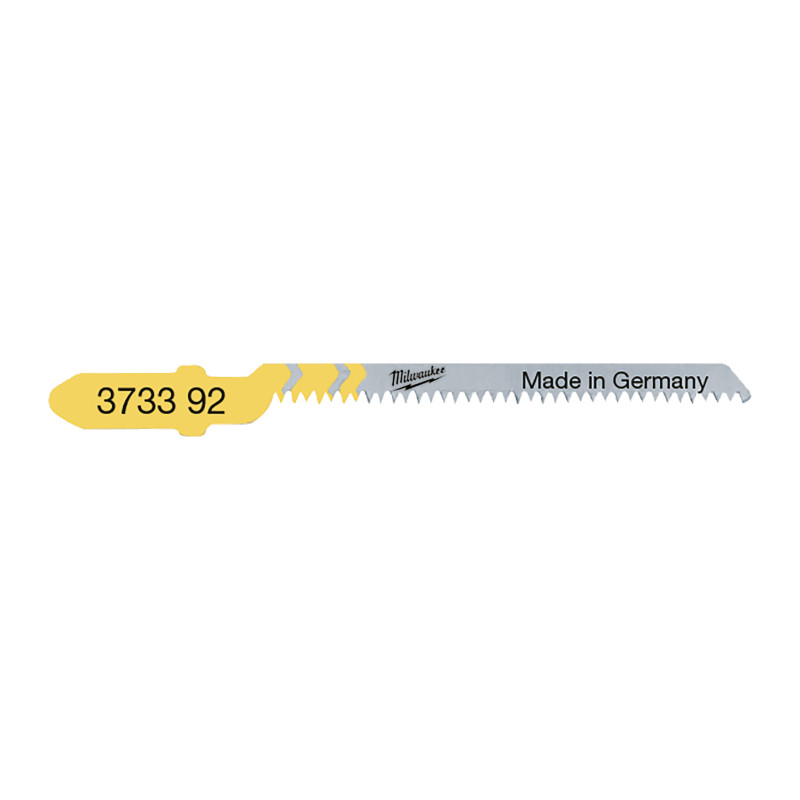 Полотна для лобзика T101AO MILWAUKEE, 50мм/ крок зуба 1,35мм, (5шт), (фігурний різ, деревина)