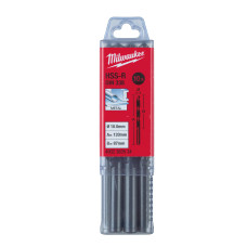 Свердло по металу HSS-R MILWAUKEE DIN338, діаметр10,0мм, (10шт) пластикова коробка