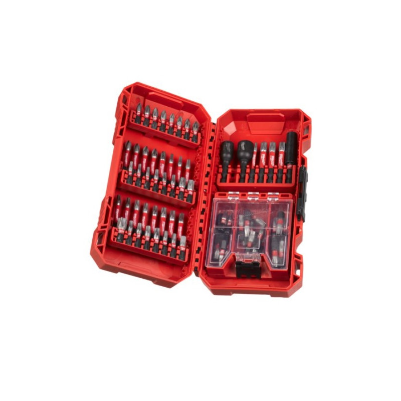 Набір біт Milwaukee SHOCKWAVE (75 предм.) PACKOUT, пластиковий кейс