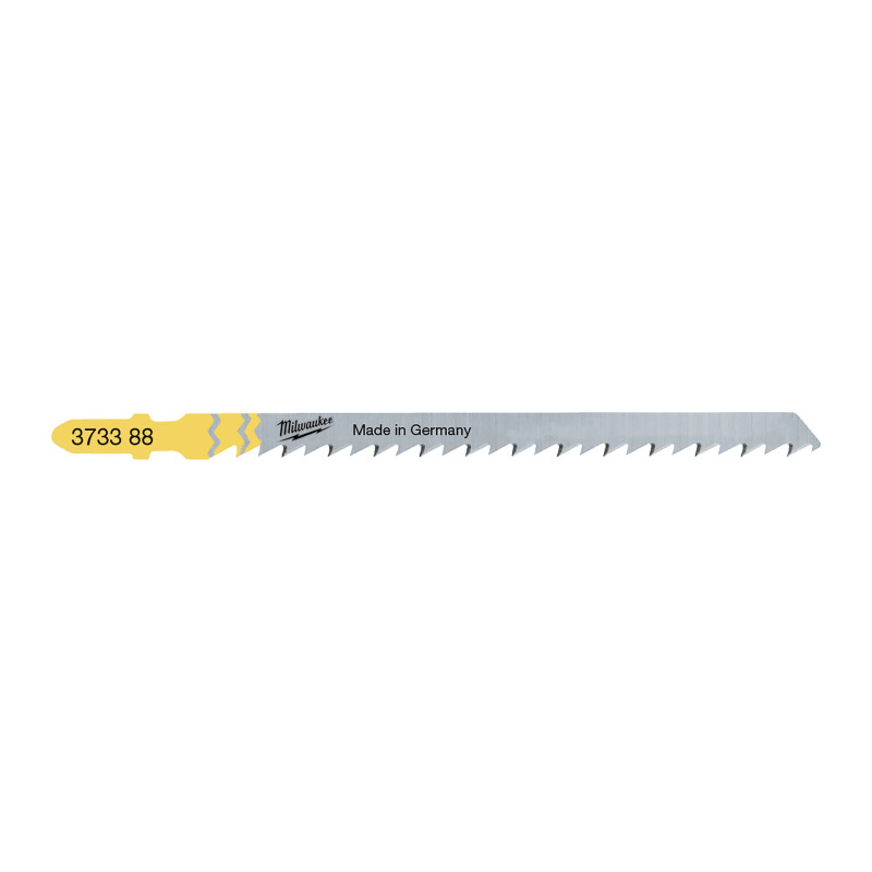 Полотна для лобзика T101DP MILWAUKEE, 105мм/ крок зуба 4мм, (5шт), (деревина, прямий різ)