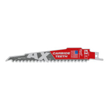 Полотно для шаб. пили AX CARBIDE MILWAUKEE, 150мм/ крок зуба 5мм, (деревина з цвяхами)