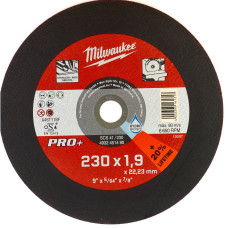 Диск відрізний по металу MILWAUKEE, SCS 41/230х1,9 PRO+, діаметр 230мм