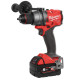 Дриль-шуруповерт акумуляторний MILWAUKEE, M18 FDD3-402C, 158Нм (+ зарядний пристрій, 2 акумулятори Х 4Ач, кейс)