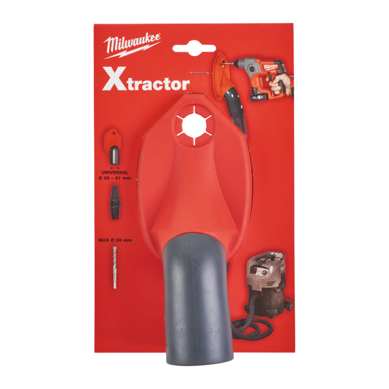 Система видалення пилу (насадка) Xtractor MILWAUKEE для свердління до перфоратора діаметр 41 мм