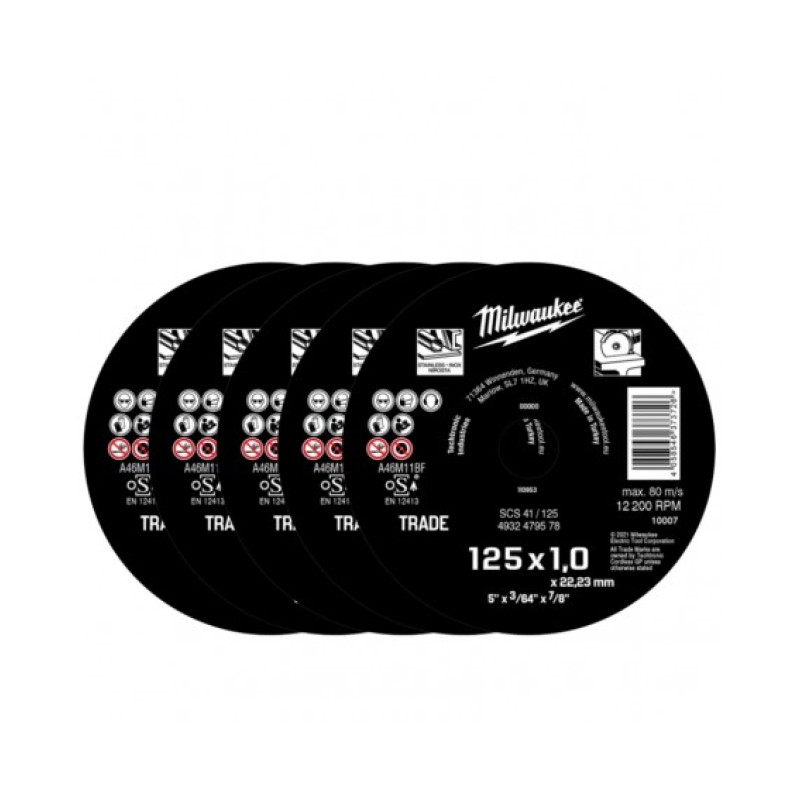 Диск відрізний по металу MILWAUKEE, SCS 41/230x1,9